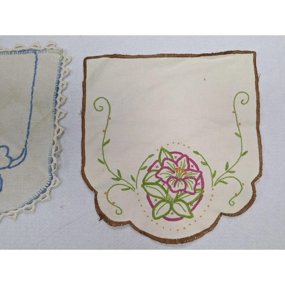 Chair Arm Doily Cover lot of 2‎